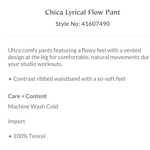 FP Movement Chica Lyrical Flow Pant - Picture 7 of 7
